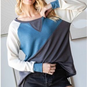 Hopely Color Block Top